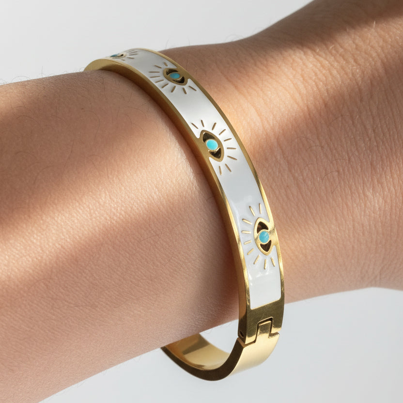Thea Evil Eye Bangle
