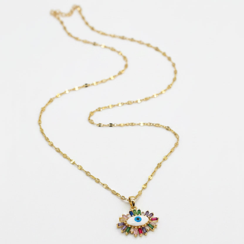 Arcoiris Evil Eye Necklace