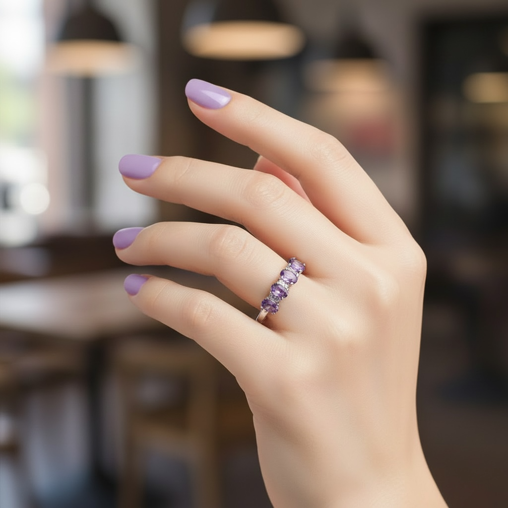 Lily Lavender Ring