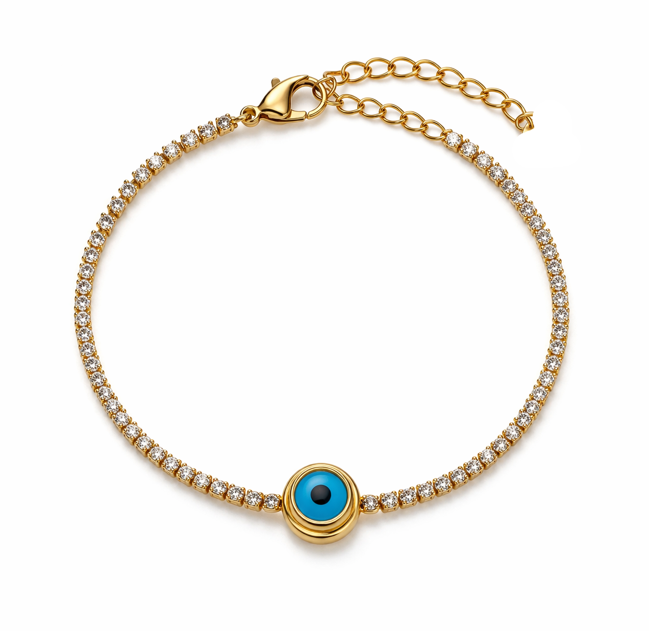 Melina Evil Eye Tennis Bracelet