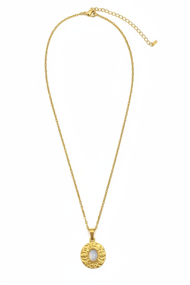 Gemma Medallion Necklace