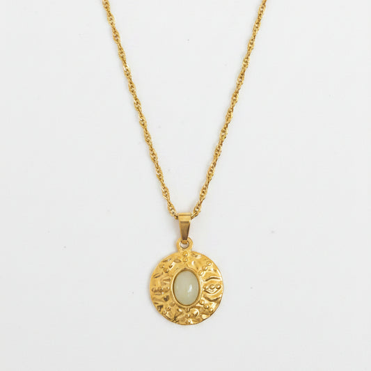 Gemma Medallion Necklace