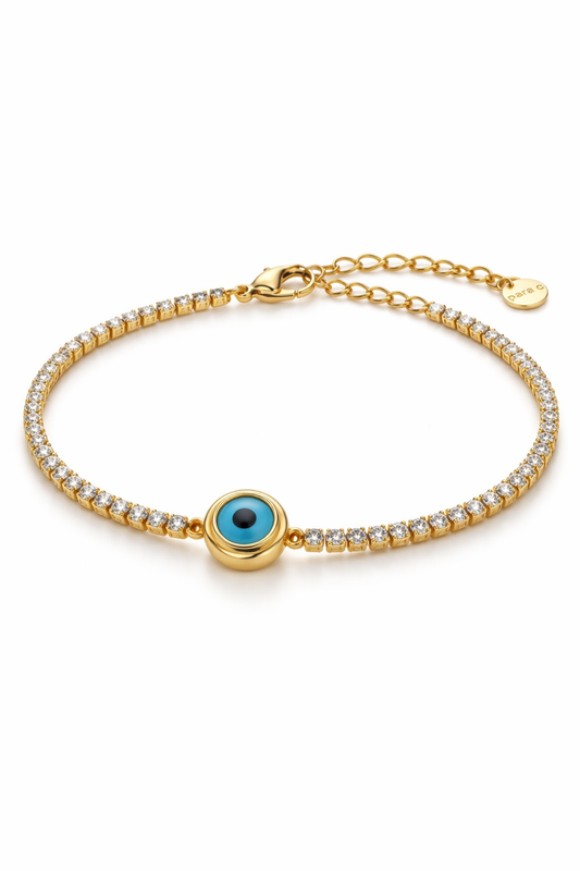Melina Evil Eye Tennis Bracelet