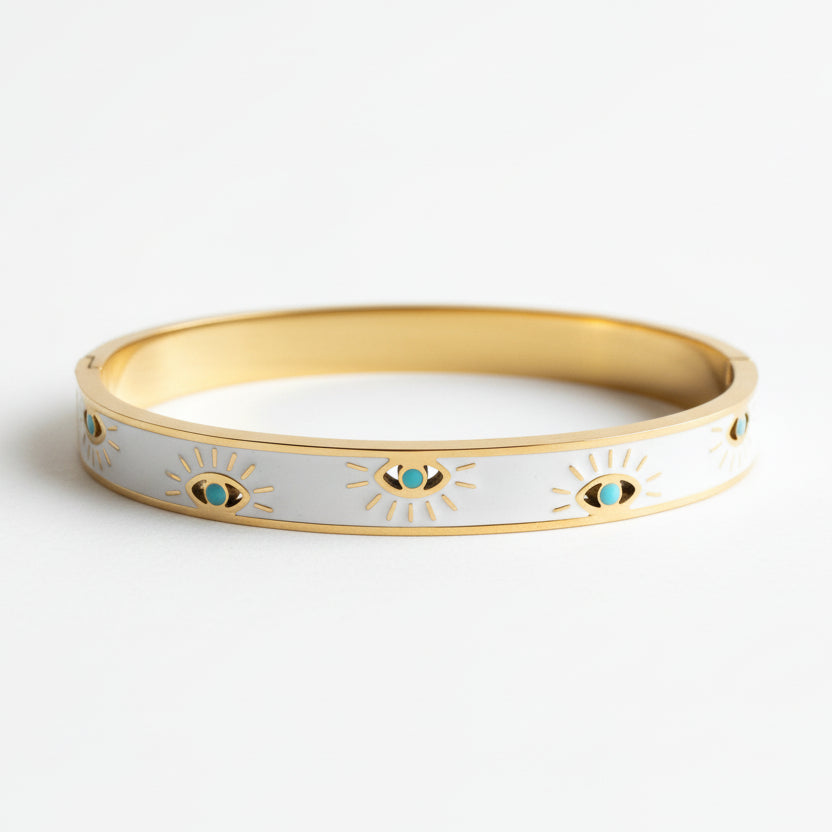 Thea Evil Eye Bangle