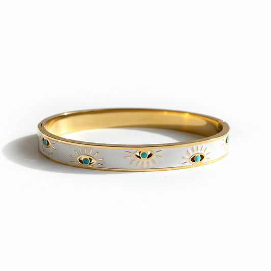 Thea Evil Eye Bangle