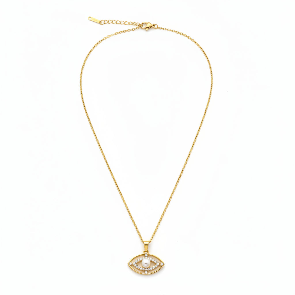 Perla Evil Eye Necklace