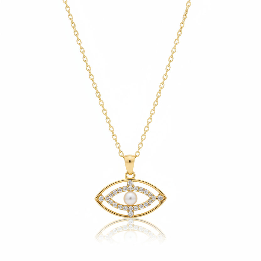 Perla Evil Eye Necklace