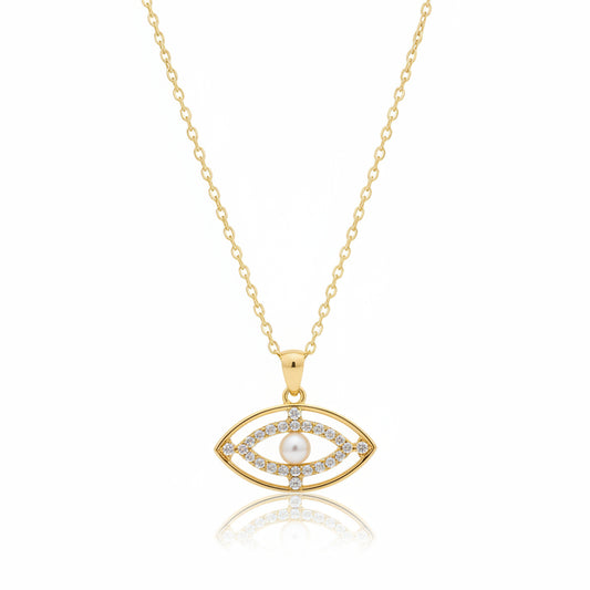 Perla Evil Eye Necklace