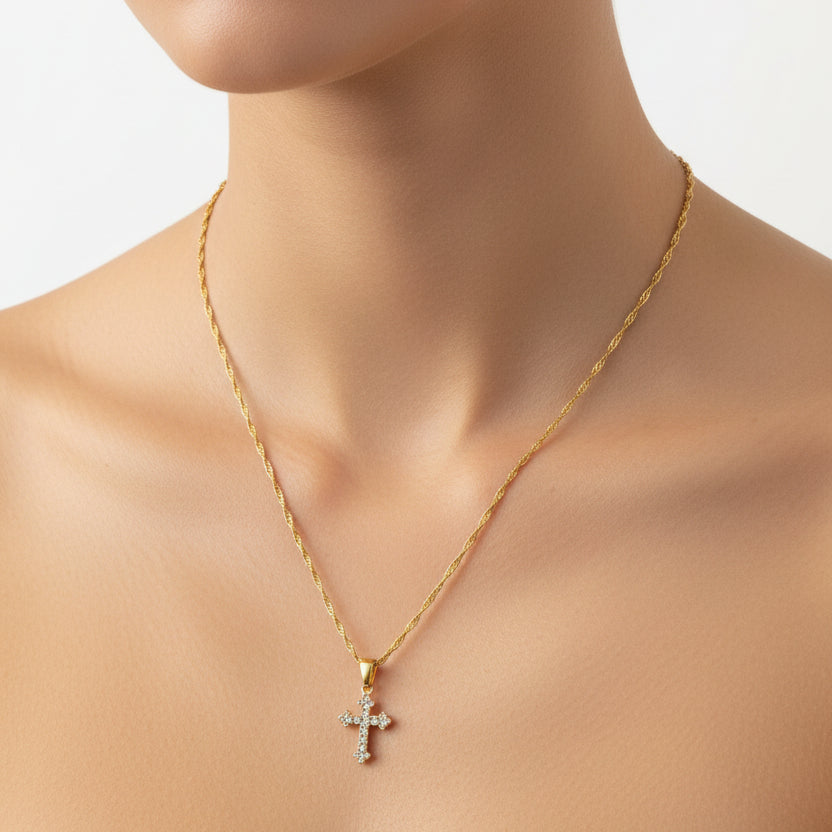 Antonia Cross Necklace