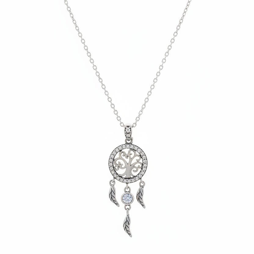Aislin Dream Catcher Necklace