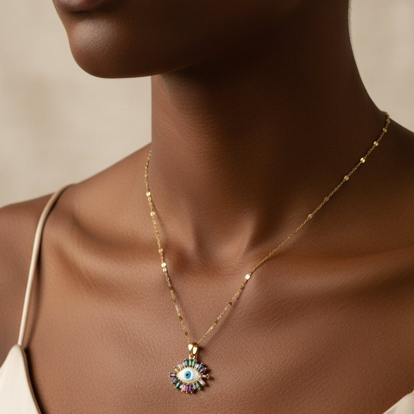 Arcoiris Evil Eye Necklace