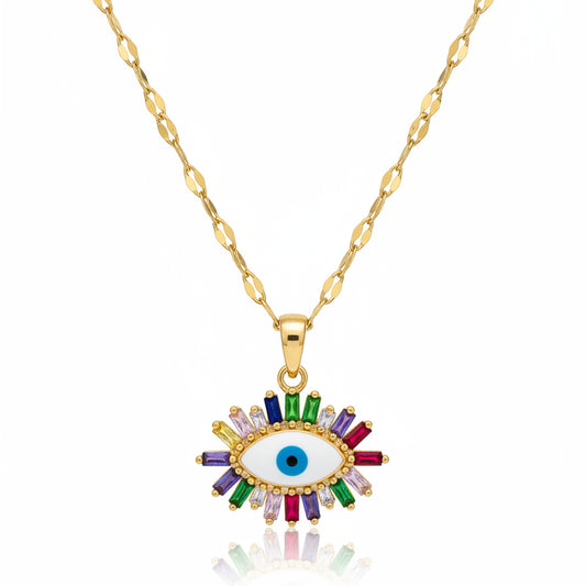 Arcoiris Evil Eye Necklace