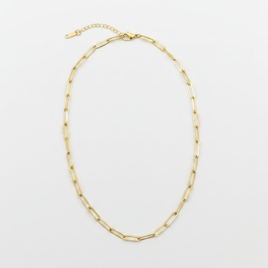Peyton Paper Clip Necklace