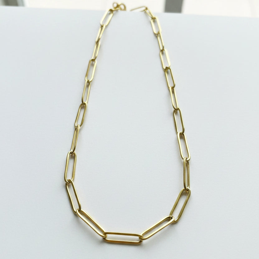 Peyton Paper Clip Necklace