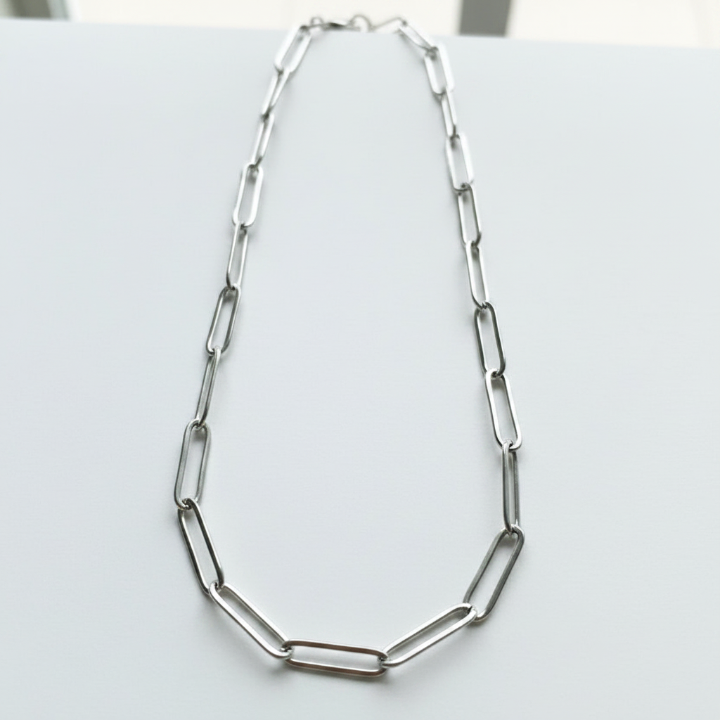 Peyton Paper Clip Necklace