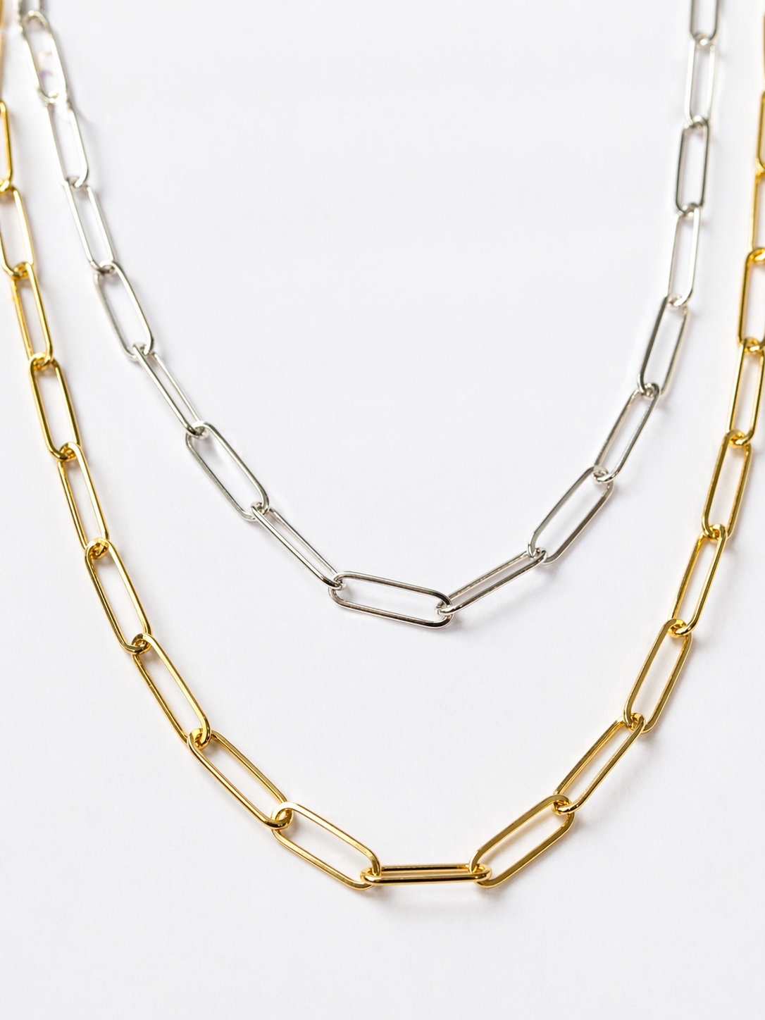 Peyton Paper Clip Necklace