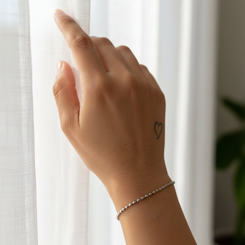 Erin Oval Bead Chain Bracelet