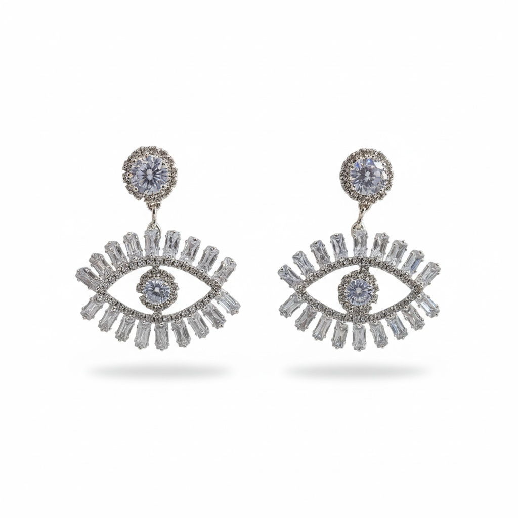 Bianca Evil Eye Drop Earrings