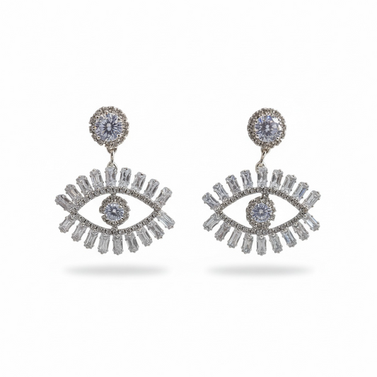 Bianca Evil Eye Drop Earrings