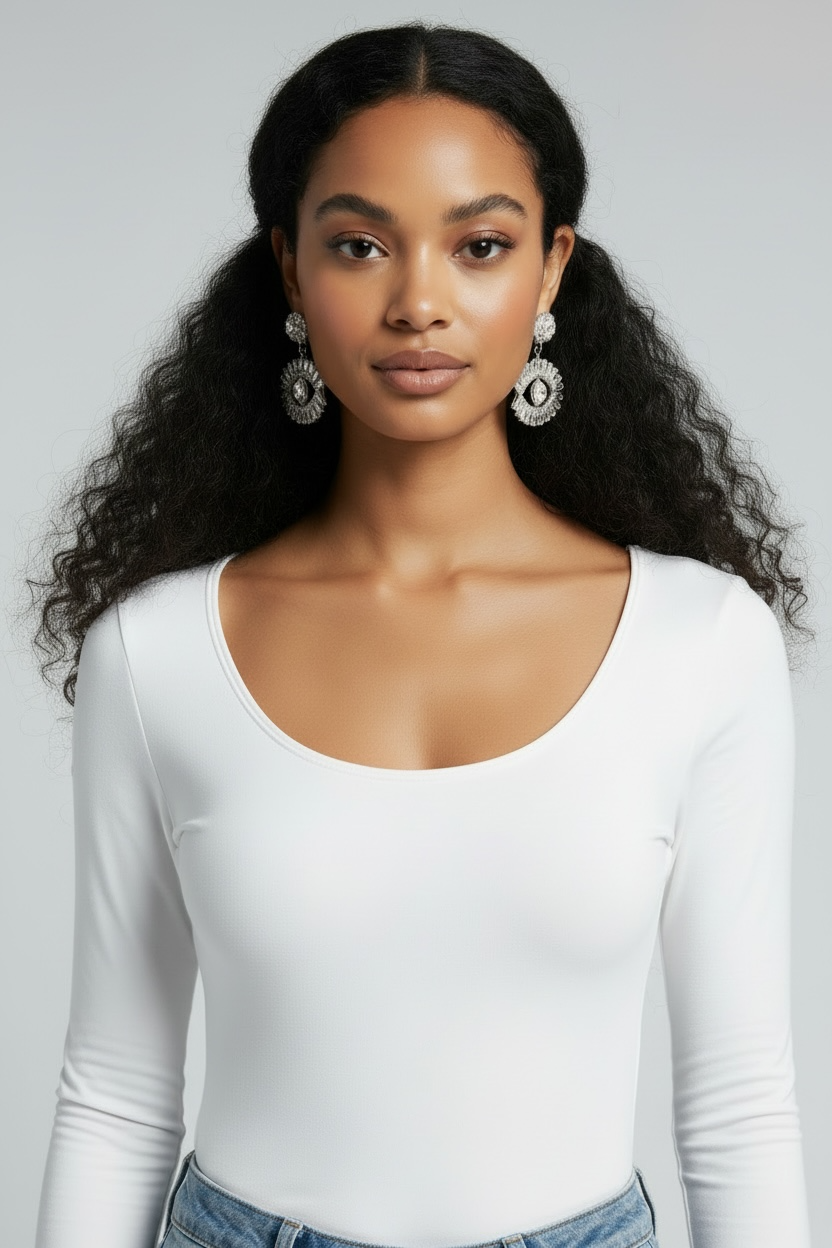 Bianca Evil Eye Drop Earrings