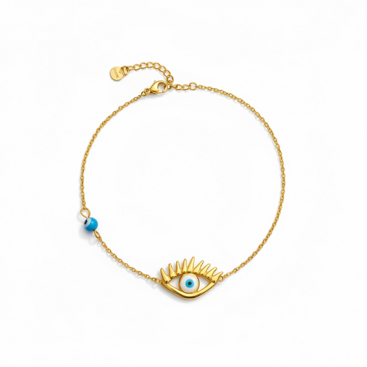 Elena Evil Eye Anklet